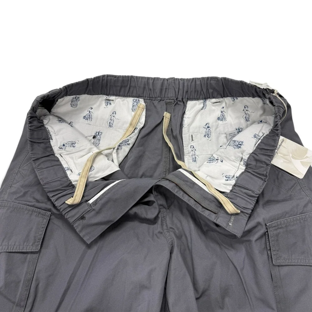 Tommy Bahama Bahama Survivor Cargo Shorts Mens LT Fog Gray NWT Large Tall